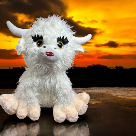 Moody Cow WHITE 80cm/32"