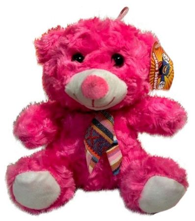 3 Coloured rose fur bear size 1