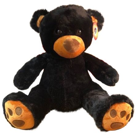 Black teddy bear 40cm