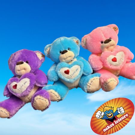 I Love You Bear 80cm/32" 5 MIXED COLOURS