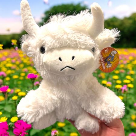 Highland Cow White 20cm/8"
