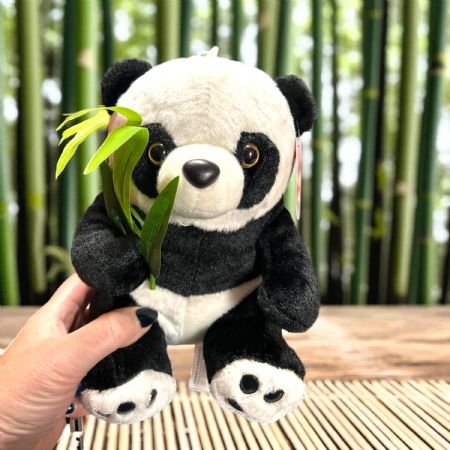 NEW Panda with bamboo 20cm