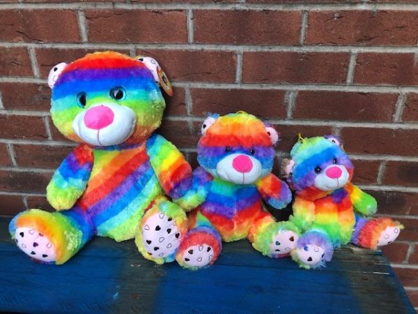 Large Rainbow bear 40cm | 433