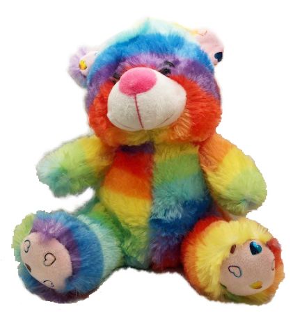 Case of Rainbow bear 25cm (66 Pieces)