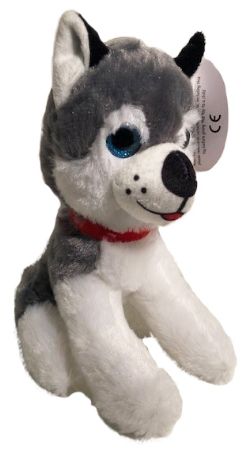 Husky 2 colour soft toy | 341husky