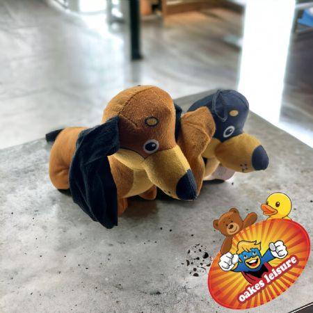 Sausage dog soft toy