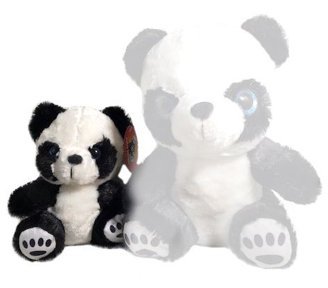 Case of Small panda soft toy | 343CASE