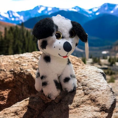 Fluffy Spot dog 20cm/8"